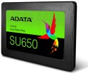 DYSK SSD ADATA Ultimate SU650 120G 2.5 S3 3D ADATA