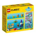 LEGO Classic 11013, przezroczyste klocki kreatywne, 500 elementów