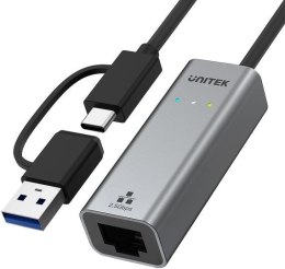 Unitek Adapter USB-A/C na RJ45 2.5 G Ethernet UNITEK