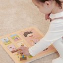CLASSIC WORLD Tablica Edukacyjna Ciało Ludzkie Układanka Klocki Puzzle dla Dzieci Dopasuj MONTESSORI 19 el.