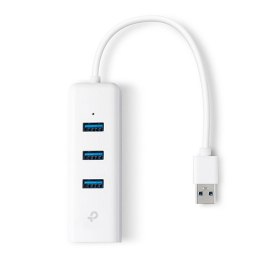 TP-LINK Gigabitowa karta sieciowa + HUB UE330 1000Mbps, 3x USB 3.0 HUB, Plug and Play