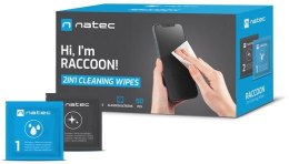 Chusteczki czyszczące Natec Raccoon 2w1 NATEC