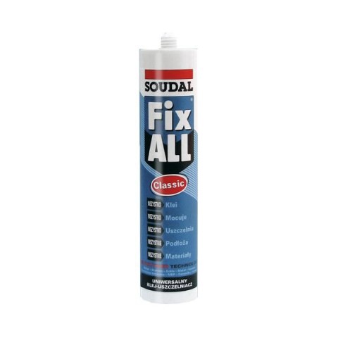 USZCZELNIACZ HYBRYDOWY FIX ALL CRYSTAL 290ML BEZBARWNY