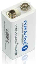 Akumulatorek 6F22 Li-Ion everActive 9V 550mAh z gniazdem USB-C EVERACTIVE