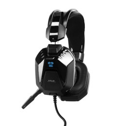 E-blue Cobra H 948, Gaming Headset, słuchawki z mikrofonem, czarna, 1+1, 2x 3.5 mm jack