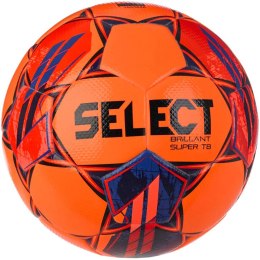 Piłka nożna Select Brillant Super TB 5 FIFA Quality Pro v23 pomarańczowo-czerwona 18328
