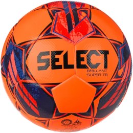 Piłka nożna Select Brillant Super TB 5 FIFA Quality Pro v23 pomarańczowo-czerwona 18328