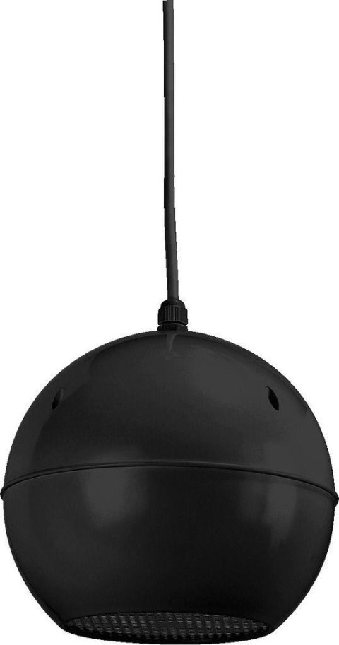 Głośnik kulowy MONACOR PA EDL-412/SW odporny na wilgoć Technika 100V lub 8Ω czarny MONACOR