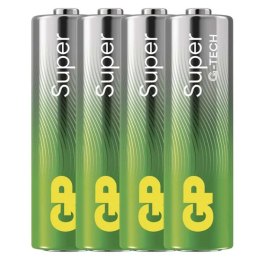 Bateria alkaliczna, AA, 1.5V, GP, blistr, 4-pack, SUPER
