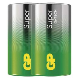 Bateria alkaliczna, LR20, 1.5V, GP, Folia, 2-pack, SUPER, ogniwo format D