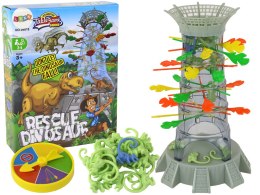 Gra Zręcznościowa Rodzinna Spadające Dinozaury Wieża Patyczki