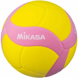 Piłka siatkowa Mikasa VS160W żółto-różowa