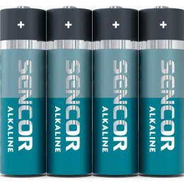Bateria alkaliczna, AA, 1.5V, Sencor, Folia, 4-pack