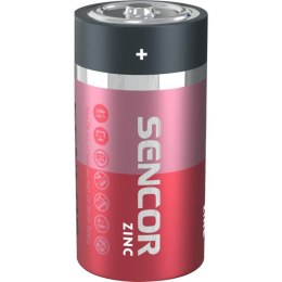 Bateria cynkowo-węglowa, ogniwo typ C, 1.5V, Sencor, blistr, 2-pack