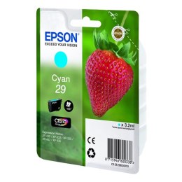 Epson oryginalny ink / tusz C13T29824010, T29, cyan, 3,2ml, Epson Expression Home XP-235,XP-332,XP-335,XP-432,XP-435