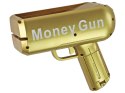 Pistolet Na Pieniądze Strzelający Złoty Wyrzutnia Money Gun Banknoty
