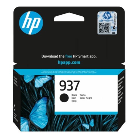 HP oryginalny ink / tusz 4S6W5NE#CE1, HP 937, black, 1250s, HP HP OfficeJet Pro 9110b, 9120b, 9130b