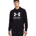 Bluza męska Under Armour UA Rival Terry Graphic Hoodie czarna 1386047 001