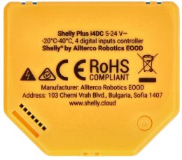 Shelly Plus i4 DC Kontroler/aktywator scen WIFI 5-24V DC SHELLY