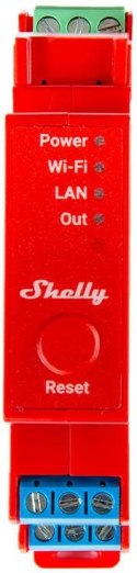 Shelly Pro 1PM 1-kanałowy przekaźnik z pomiarem energii na szynę DIN WIFI/LAN SHELLY
