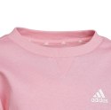 Bluza dla dzieci adidas Essentials 3-Stripes Crewneck różowa HP1274