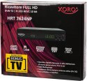 Dekoder tuner Xoro DVB-T2 FHD Metalowa obudowa XORO