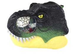 Maska Dinozaura Regulowana Opaska Światła Dźwięki Czarna