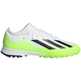 Buty piłkarskie dla dzieci adidas X Crazyfast.3 TF biało-zielone IE1568