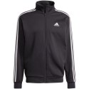 Dres męski adidas Basic 3-Stripes Fleece czarny IJ6067