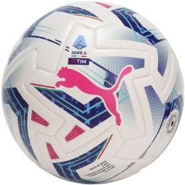 Piłka nożna Puma Orbita Serie A FIFA Quality Pro biało-niebiesko-różowa 084114 01