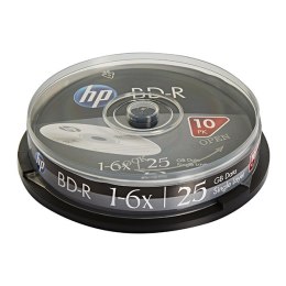 HP BD-R, Single Layer 25GB, Standard, cake box, BRE00071-3, 69321, 6x, 10-pack, do archiwizacji danych