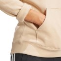 Bluza damska adidas Essentials Big Logo Regular Fleece Hoodie beżowa IR9330