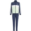 Dres dla dzieci adidas Essentials 3-Stripes Tiberio Track Suit granatowo-zielony IV5307