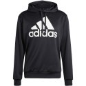 Dres męski adidas Terry Hooded Tracksuit czarny IP1610