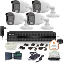 Zestaw monitoringu Hilook by Hikvision 4 kamer 2MPx TVICAM-B2M-20DL dysk 1TB HILOOK