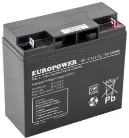 Akumulator AGM EUROPOWER serii EPL 12V 17Ah (Żywotność 15 lat) EUROPOWER