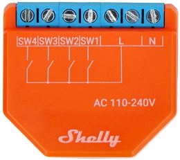 Shelly Plus i4 Kontroler/aktywator scen WIFI SHELLY