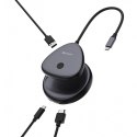 Bezprzewodowy adapter USB-C z koncentratorem WDA02 hub 32147, czarny, długość przewodu 15cm, Verbatim