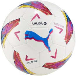 Piłka nożna Puma Orbita LaLiga 1 MS biało-czerwono-niebieska 84109 01