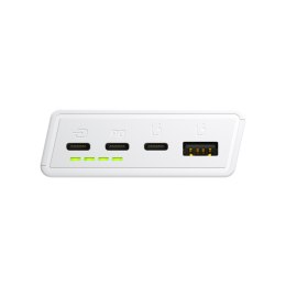 Green Cell GC PowerPlay20S Biały Powerbank 20000mAh 22.5W PD USB C z Szybkim Ładowaniem do iPhone 15 14 13 12