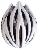 Kask rowerowy rozmiar M (55-58 cm) - srebrny