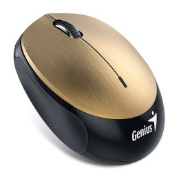 Mysz przewodowa, Genius NX-9000BT, złota, optyczna, 1200DPI