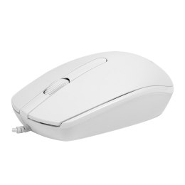 Mysz przewodowa, Marvo MS003, biała, optyczna, 1000DPI