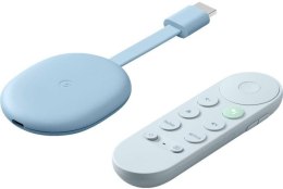 Odtwarzacz multimedialny Google Chromecast 4K z Google TV Niebieski GOOGLE