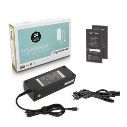 Zasilacz Movano130W USB type C USB-C do Dell (black)