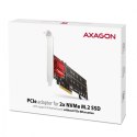 Adapter Axagon PCEM2-ND PCIe 2x NVME M.2 AXAGON