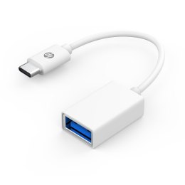 USB redukcja, (3.0), USB C (M) - USB A F, biała, Hewlett-Packard DHC-TC105