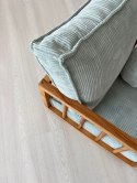 Drewniany fotel bujany Sallanan, grab, 72 x 63 x 50 cm, nieb