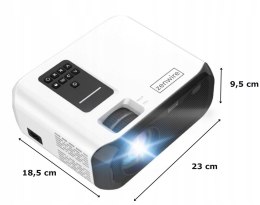Mini Projektor Zenwire E500s WiFi Full HD 7500lm ZENWIRE