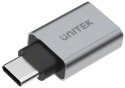 Unitek Y-A025CGY adapter USB TypC do USB (F) ALU UNITEK